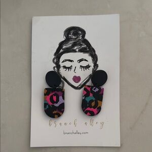 Multicolor Statement Earrings